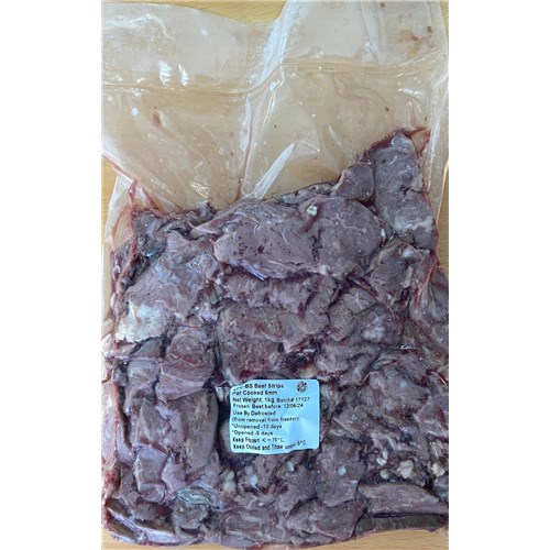 CBS1    PC Beef Strips Bag